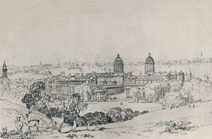 Londra dal Greenwich Park, c1809, 1923