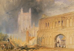 Abbazia e cancello di Malvern, Worcestershire da Joseph Mallord William Turner