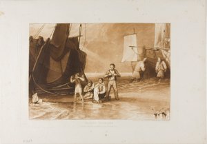 Dilettanti marini, tavola 29 da Liber Studiorum da Joseph Mallord William Turner