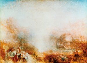 Mercurio inviato ad ammonire Enea, 1850