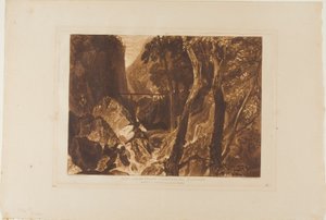 Mulino vicino alla Grande Certosa, tavola 54 da Liber Studiorum