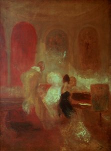 Festa musicale, East Cowes Castle, Isola di Wight, 1835