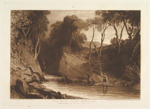 Vicino a Blair Athol, Scozia Liber Studiorum, parte VI, tavola 30, 1 giugno 1811 da Joseph Mallord William Turner