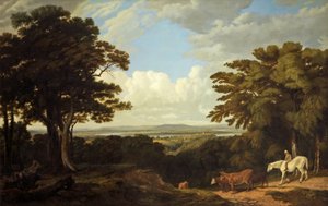 Newnham-on-Severn, Gloucestershire, da Dean Hill da Joseph Mallord William Turner
