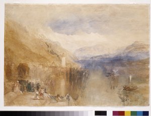 Oberhofen, Lago di Thun da Joseph Mallord William Turner