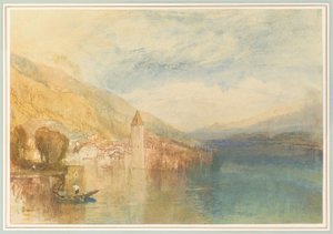 Oberhofen sul Lago di Thun, Svizzera da Joseph Mallord William Turner