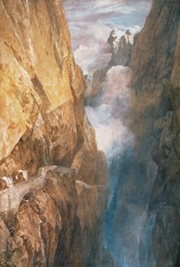 Passaggio del Monte San Gottardo dal Ponte del Diavolo, 1804 da Joseph Mallord William Turner
