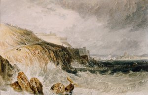 Cittadella di Plymouth, una tempesta, 1815 da Joseph Mallord William Turner