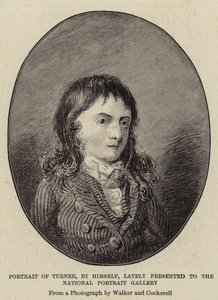 Ritratto di Turner, di se stesso, recentemente presentato alla National Portrait Gallery