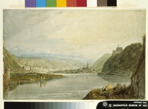 Remagen, Erpel e Linz da Joseph Mallord William Turner