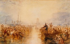 Saint-Vaast-La-Hougue, Normandia da Joseph Mallord William Turner
