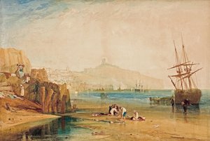 Scarborough, mattina, ragazzi che catturano granchi, c. 1810 da Joseph Mallord William Turner