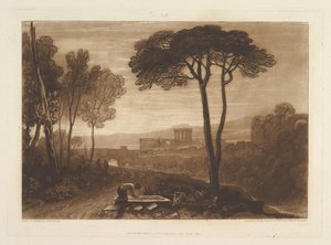 Scena nella Campagna Liber Studiorum, parte VIII, tavola 38, 1 febbraio 1812 da Joseph Mallord William Turner