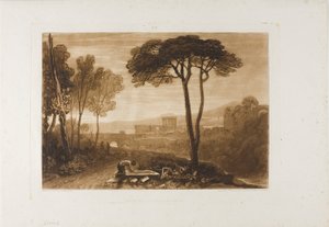 Scena nella Campagna, tavola 38 da Liber Studiorum da Joseph Mallord William Turner