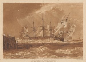 Navi nella brezza da Joseph Mallord William Turner
