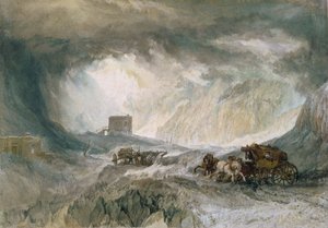 Tempesta di neve, Mont Cenis da Joseph Mallord William Turner