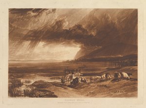 Solway Moss Liber Studiorum, parte XI, tavola 52, 1 gennaio 1816 da Joseph Mallord William Turner
