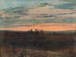 Stonehenge: Tramonto, 1909 da Joseph Mallord William Turner