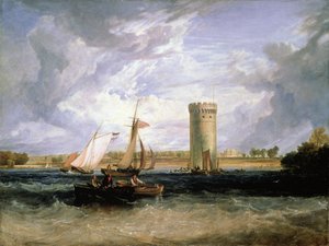 Tabley, la Residenza di Sir J.F. Leicester Bt.: Giorno Ventoso da Joseph Mallord William Turner