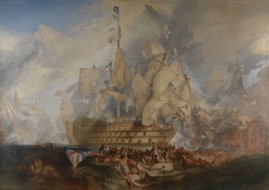 La battaglia di Trafalgar, 21 ottobre 1805 da Joseph Mallord William Turner