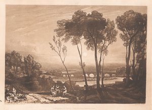 Il ponte a media distanza da Joseph Mallord William Turner