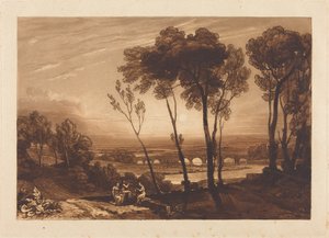 Il ponte a media distanza da Joseph Mallord William Turner