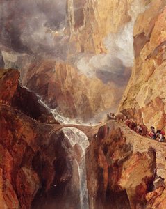 Il ponte del diavolo da Joseph Mallord William Turner