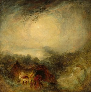 La sera del diluvio da Joseph Mallord William Turner