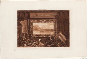 Il frontespizio di Liber Studiorum da Joseph Mallord William Turner