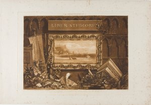 Il frontespizio del Liber Studiorum da Joseph Mallord William Turner