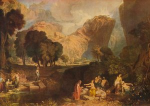 La dea della discordia sceglie la mela della contesa nel giardino delle Esperidi, 1806 da Joseph Mallord William Turner