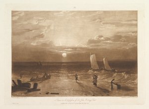 Il pezzo di mare di Mildmay Liber Studiorum, parte VIII, tavola 40, 11 febbraio 1812 da Joseph Mallord William Turner