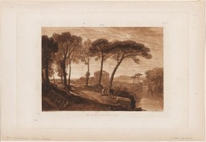 Il tempio di Minerva Medica, tavola 23 da Liber Studiorum da Joseph Mallord William Turner