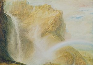 Cascate superiori del Reichenbach da Joseph Mallord William Turner
