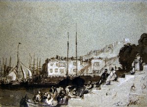 Vista di East Cowes, Isola di Wight