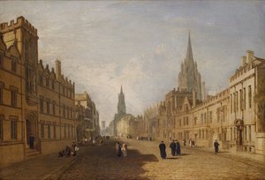 Veduta della High Street, Oxford da Joseph Mallord William Turner