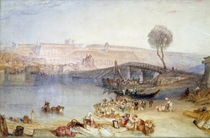 Veduta del sito e del castello di Saint Germain en Laye da Joseph Mallord William Turner