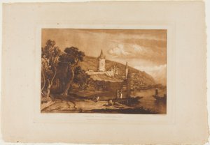 Città di Thun, tavola 59 da Liber Studiorum da Joseph Mallord William Turner