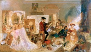 Studio di Watteau secondo le regole di Fresnoy, 1831 da Joseph Mallord William Turner