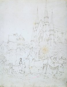 Finestra ovest, Cattedrale di Worcester da Joseph Mallord William Turner