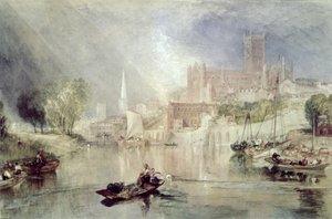 Cattedrale di Worcester e fiume Severn da Joseph Mallord William Turner