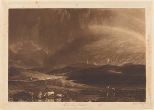 Torbiere, Scozia da Joseph Mallord William Turner and George Clint