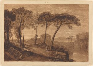 Il Tempio di Minerva Medica da Joseph Mallord William Turner and Robert Dunkarton