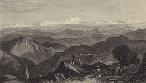 Catena Montuosa Nevosa, da Tyne o Marma da after Joseph Mallord William Turner