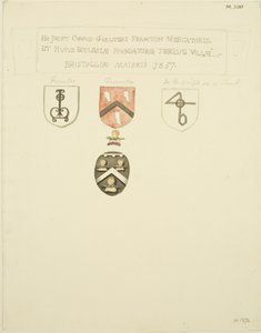 Stemmi sulla tomba di Framton [Frampton] 1357