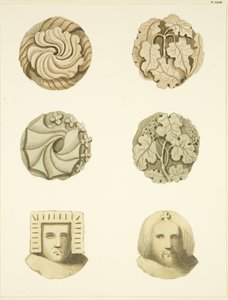 Pietre della volta (bossi) nel soffitto della chiesa di Redcliffe