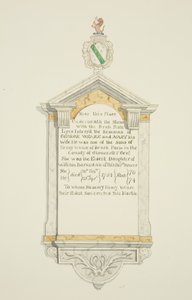 Monumento a George Weare e sua moglie nella Chiesa di San Tommaso da Joseph Manning