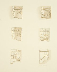 Sei mensole nel tetto di San Giacomo