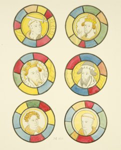 Vetrata nella finestra nord della navata di St Mary Redcliffe