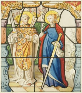 Vetrata nella finestra della sagrestia di San Marco da Joseph Manning